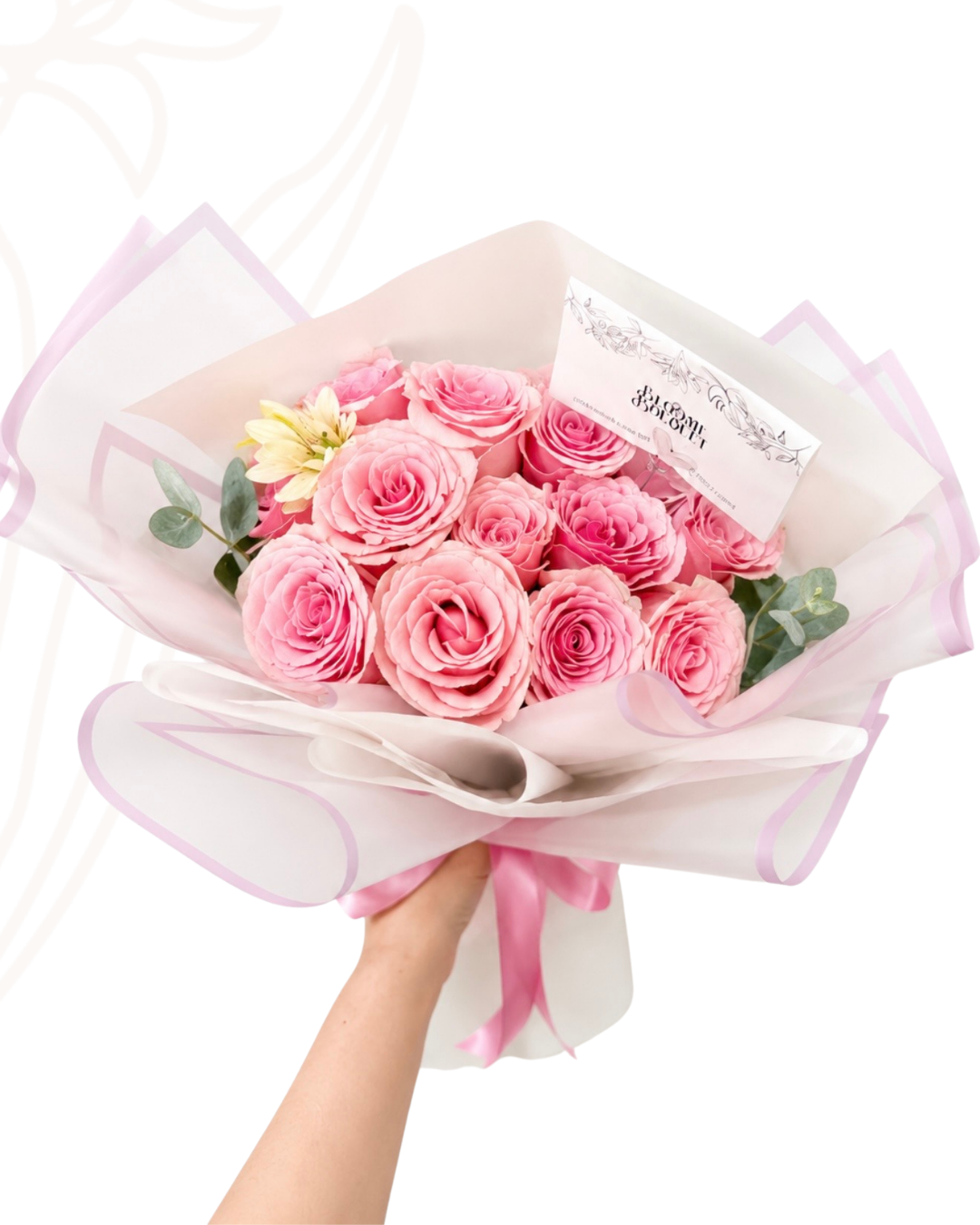 rosas con follaje