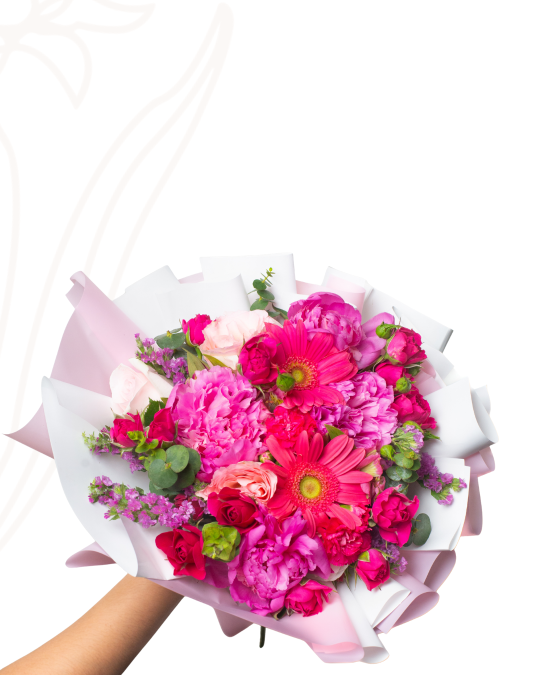 Ramo 4 peonias