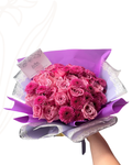 Rosas y pompom