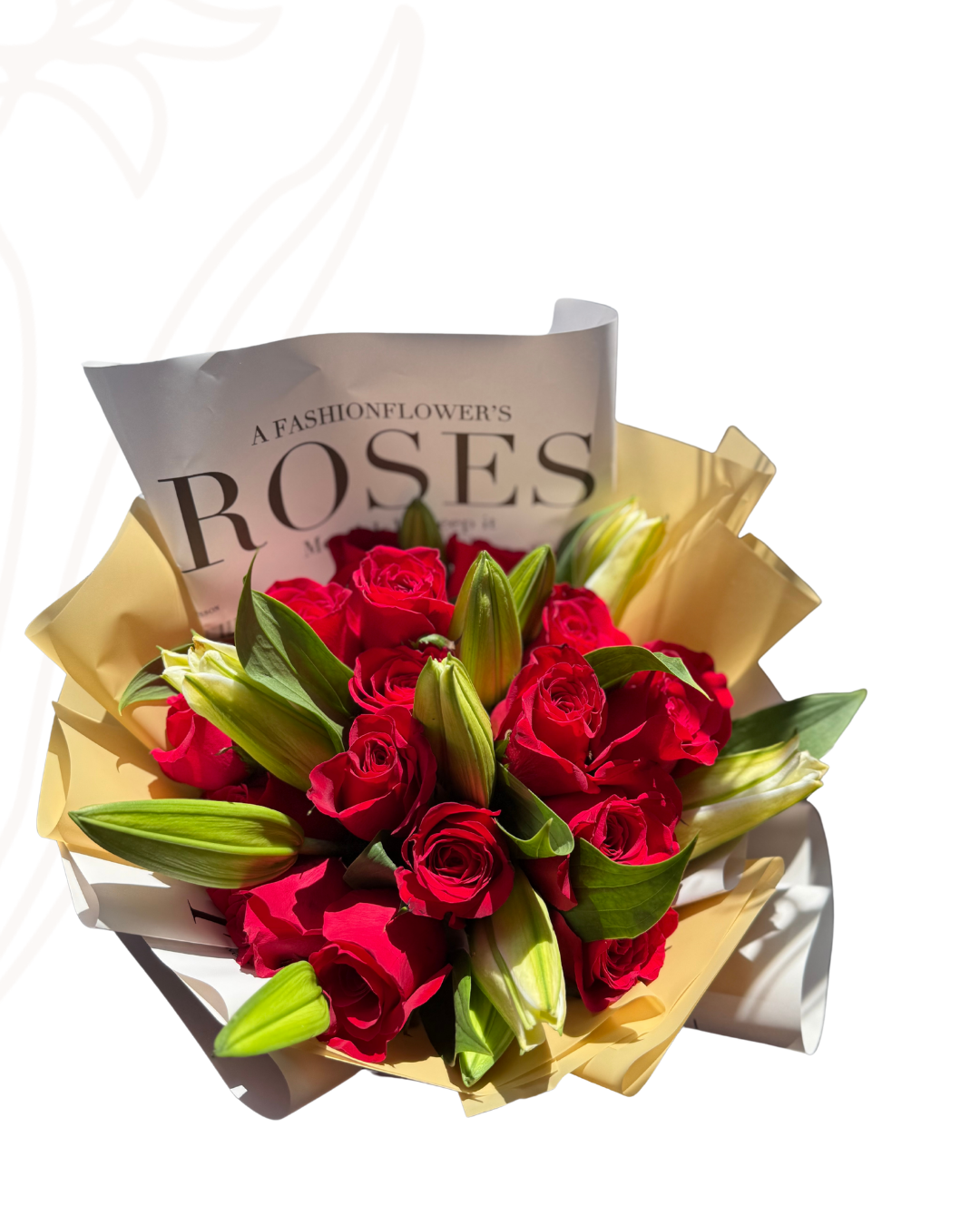 Rosas y lirios
